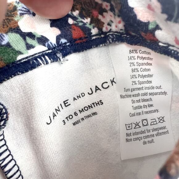 Janie and Jack Floral Leggings - Picture 3 of 4